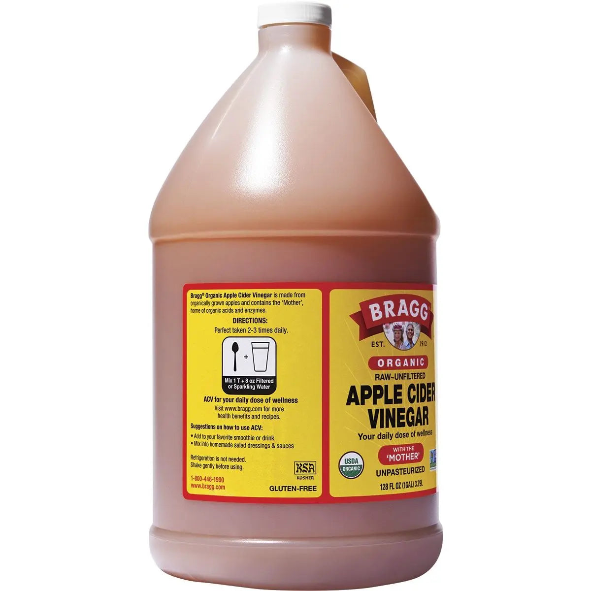 Bragg Apple Cider Vinegar Unfiltered & Contains the Mother 3.8l BRAGG