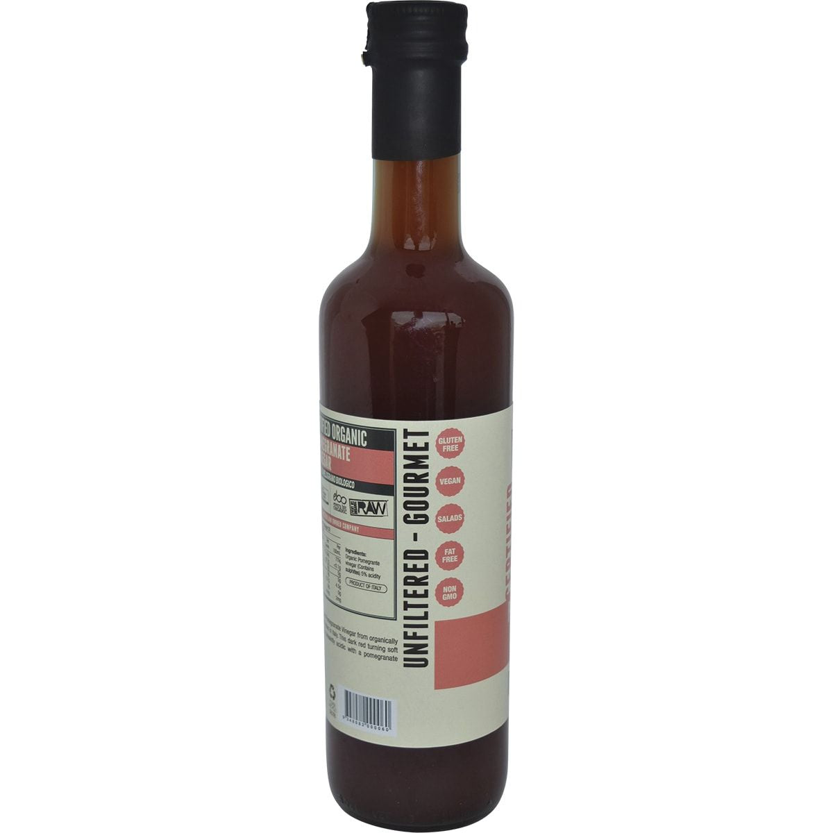 EVERY BIT ORGANIC RAW Pomegranate Vinegar With The Mother 500ml 6PK EVERY BIT