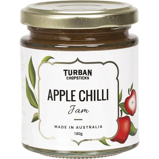 TURBAN CHOPSTICKS Jam Apple Chilli 180g TURBAN CHOPSTICKS