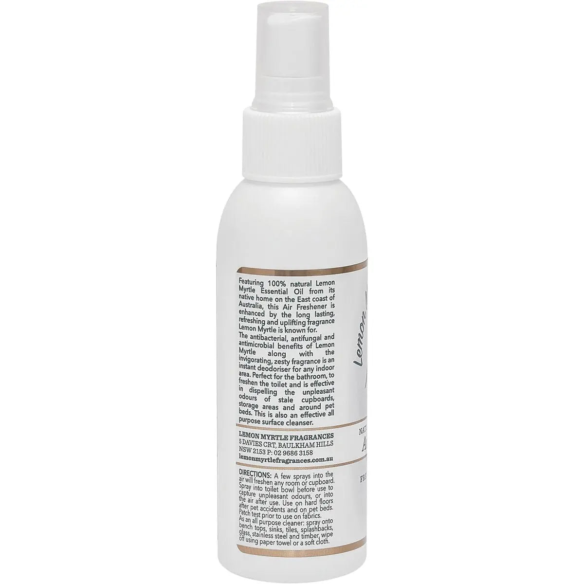 LEMON MYRTLE FRAGRANCES Air Freshener 125ml LEMON MYRTLE