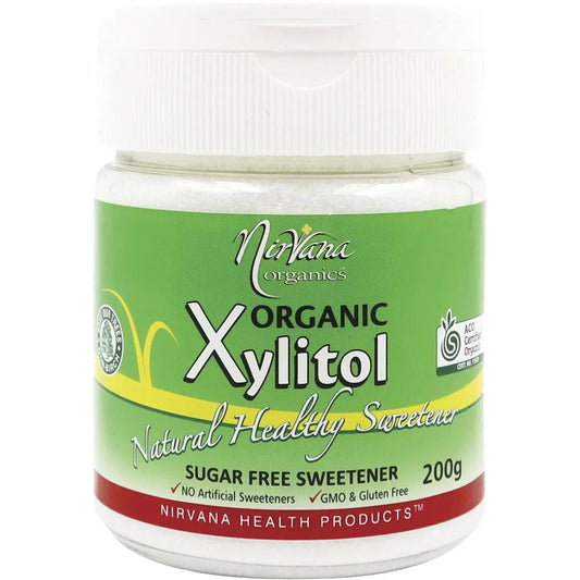 NIRVANA Xylitol Certified Organic – Refillable Shaker 200g NIRVANA