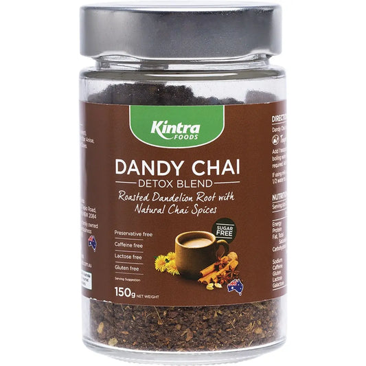 KINTRA FOODS Dandy Chai Detox Blend Granular 150g KINTRA FOODS