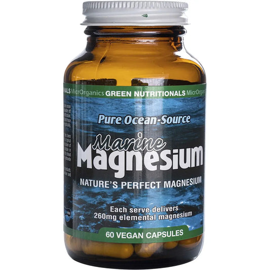 Green Nutritionals Marine Magnesium Vegan Capsules (260mg) 60 GREEN NUTRITIONALS