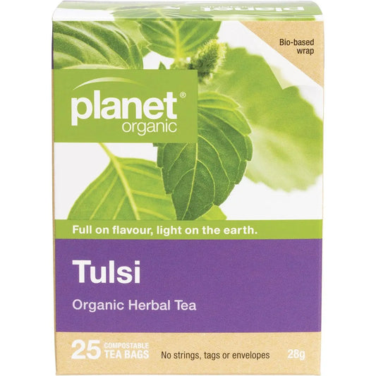 PLANET ORGANIC Herbal Tea Bags Tulsi 25 PLANET ORGANIC