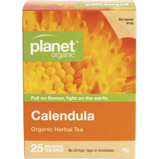 PLANET ORGANIC Herbal Tea Bags Calendula 25 PLANET ORGANIC