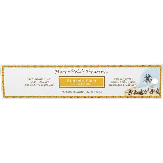 MARCO POLO'S TREASURES Incense Sticks Benzoin Siam 10 MARCO POLO