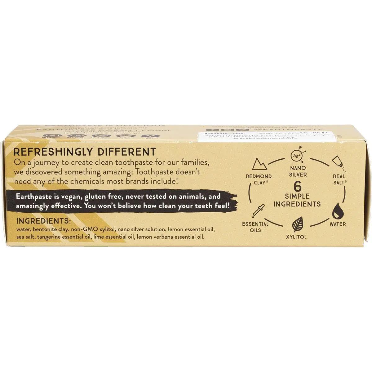 REDMOND Earthpaste - Toothpaste With Silver Lemon Twist 113g REDMOND