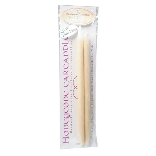 HONEYCONE Ear Candles With Filter 100% Unbleached Cotton 2 HONEYCONE