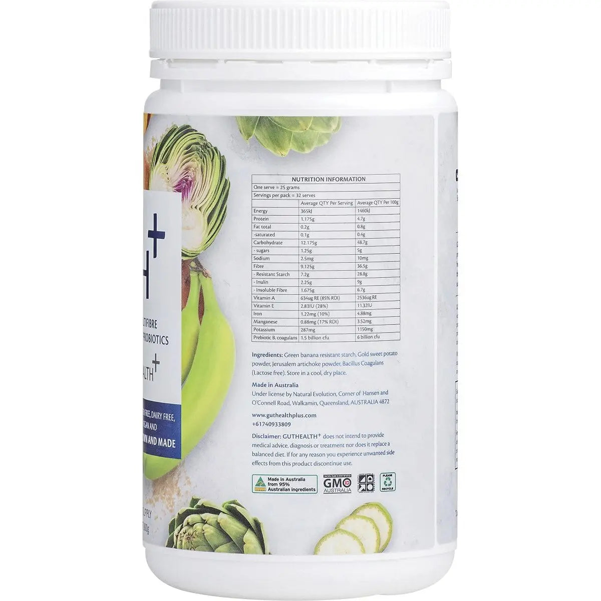 NATURAL EVOLUTION GH+ Prebiotics + Probiotics 3-in-1 Multifibre 800g NATURAL EVOLUTION