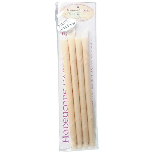 HONEYCONE Ear Candles With Filter 100% Unbleached Cotton 4 HONEYCONE