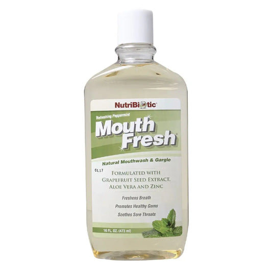 NUTRIBIOTIC Mouthwash Peppermint 473ml NUTRIBIOTIC