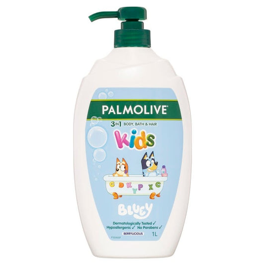 Palmolive 3-in-1 Kids Bluey Body Bath & Hair 1L - Berrylicious - Cutprice Online