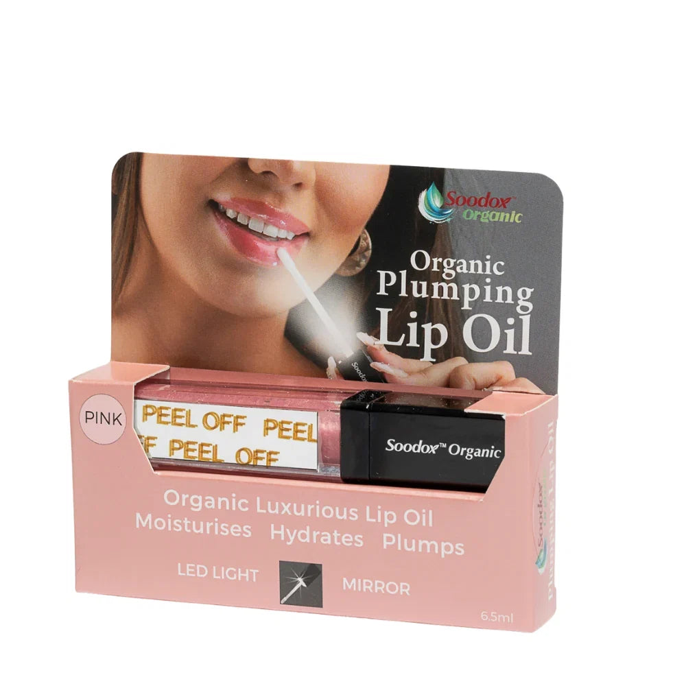 SOODOX Plumping Lip Oil Pink 6.5mL