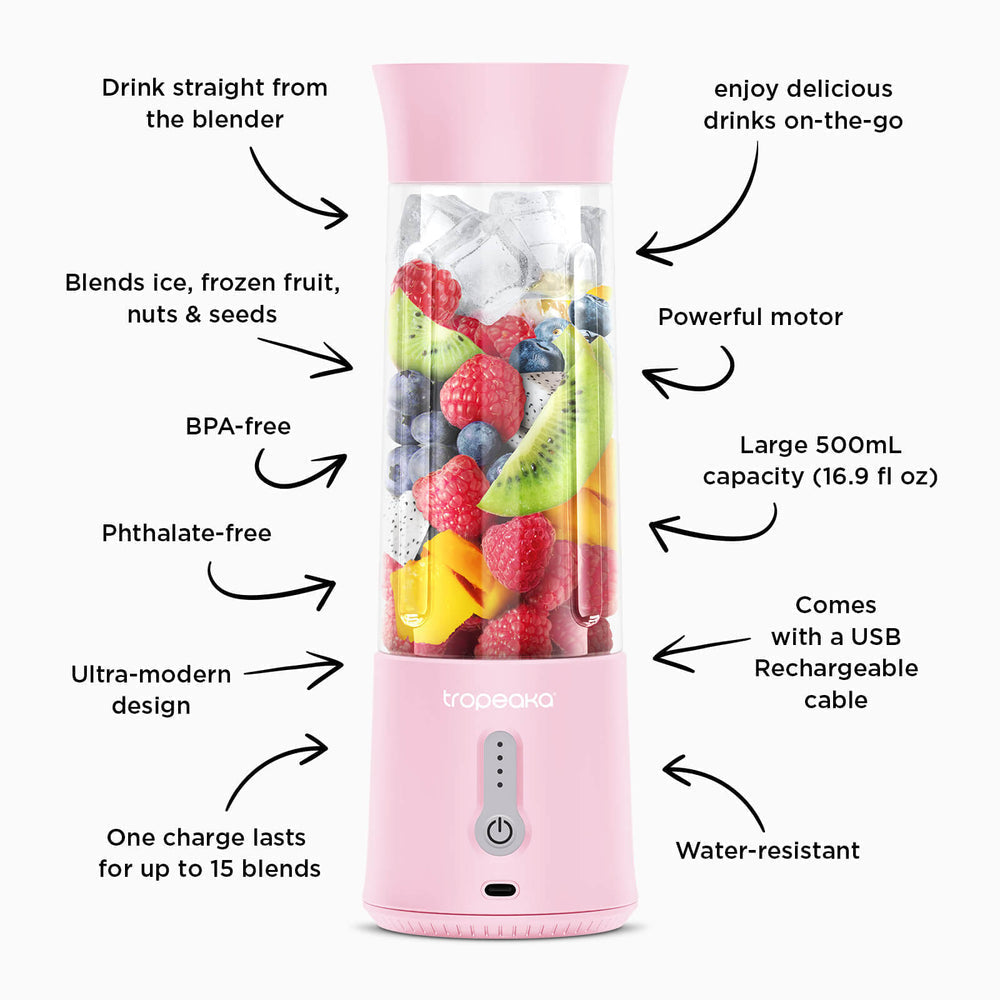 Tropeaka Portable Blender Pink 1Pk - Cutprice Online