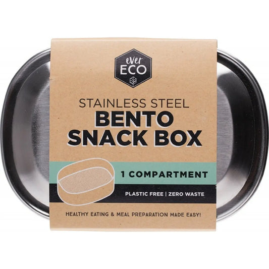 EVER ECO Stainless Steel Bento Snack Box 1 Compartment 580ml EVER ECO