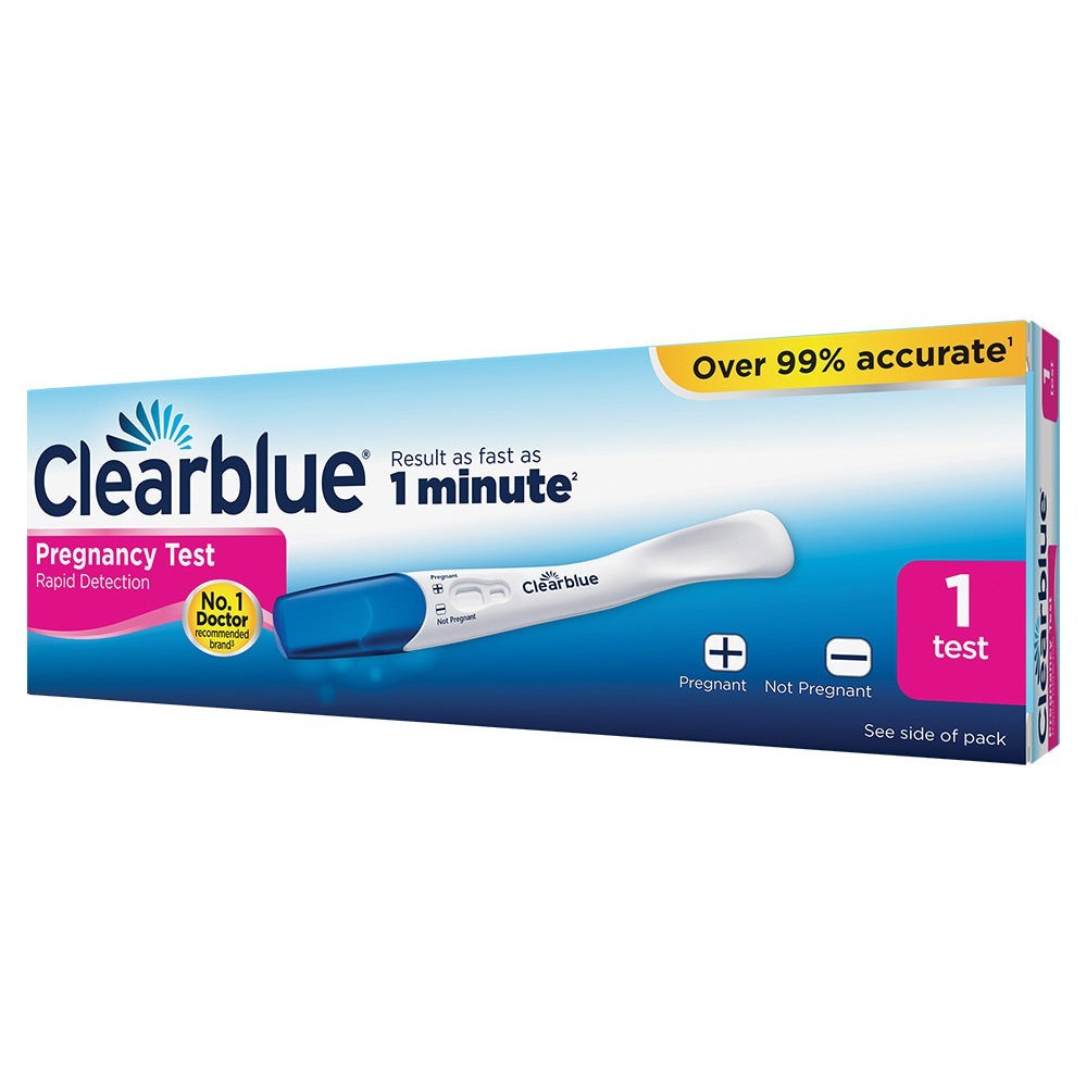 Clearblue Rapid Detection Pregnancy Test, Kit Of 1 Test - Cutprice Online