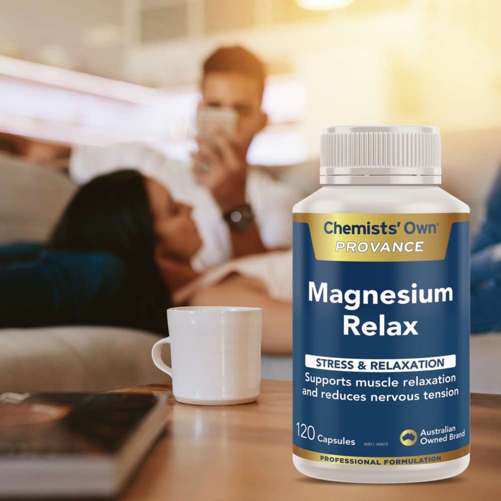 Chemists' Own Provance Magnesium Relax 120 Capsules - Cutprice Online