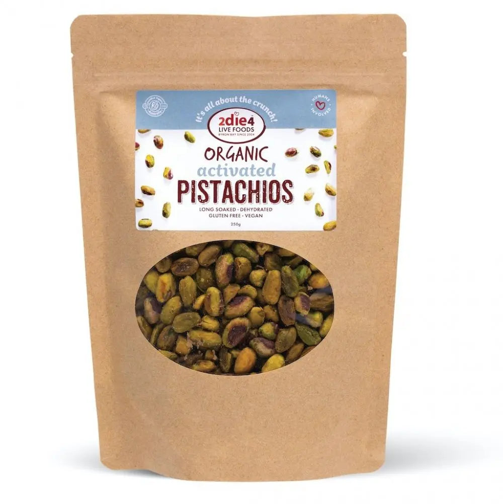 2die4 Live Foods Organic Activated Pistachios 250g 2DIE4 LIVE FOODS