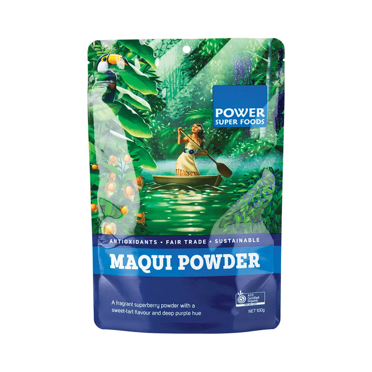 POWER SUPER FOODS Maqui Powder "The Origin Series" 100g POWER SUPER FOODS