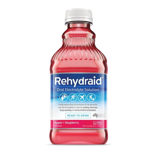 Rehydraid Ready to Drink Apple Raspberry 1 litre bottle