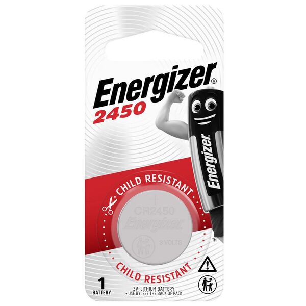 Energizer 2450 Lithium Coin Battery Pack of 1 - Cutprice Online