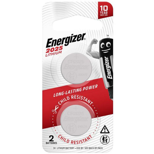 Energizer Batteries Lithium ECR 2025 Pack of 2 - Cutprice Online