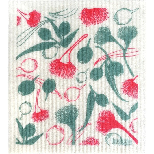 RETROKITCHEN 100% Biodegradable Dishcloth Gumnuts 1 RETROKITCHEN