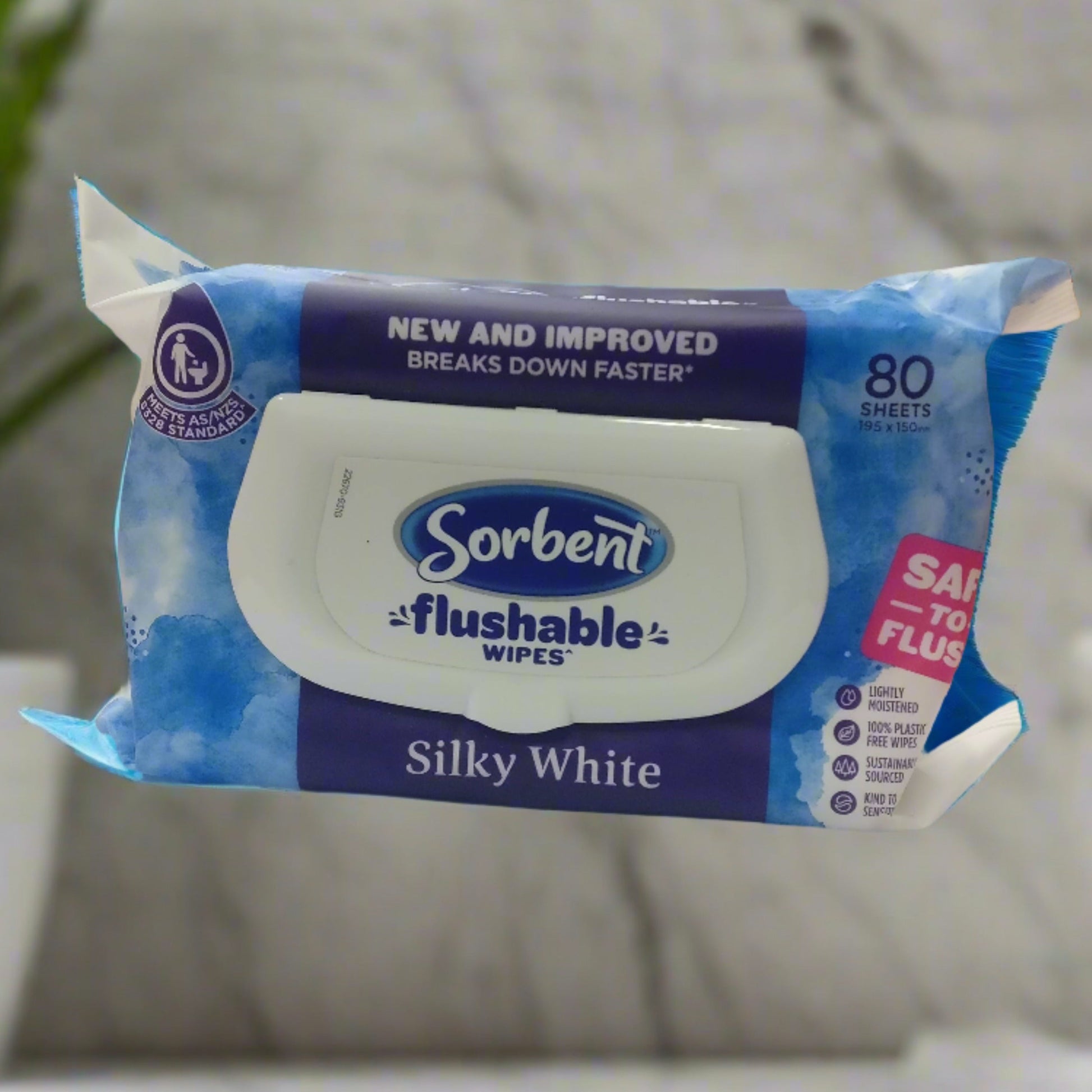 Sorbent Flushable Wipes 80PK - Cutprice Online