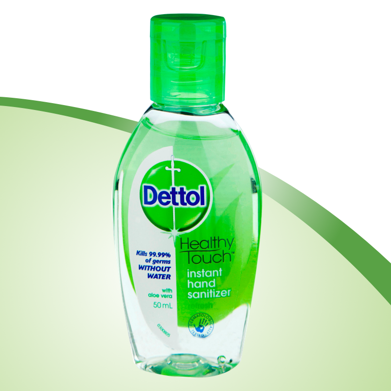 Dettol Refresh Liquid Hand Sanisiter 50mL Healthy Touch Antibacterial - Cutprice Online