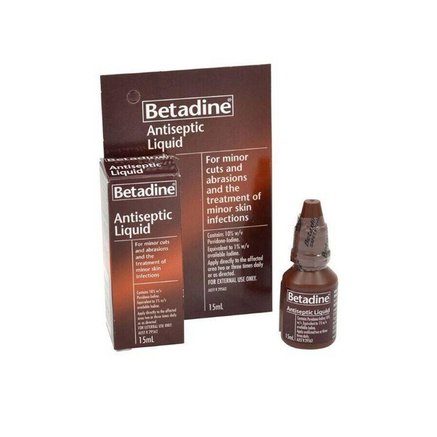 Betadine Antiseptic Liquid 15ml - Cutprice Online