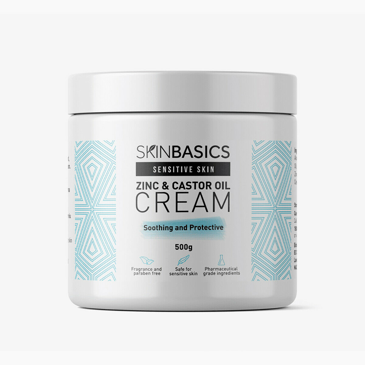 Skin Basics Zinc & Castor Oil Cream 500g - Cutprice Online