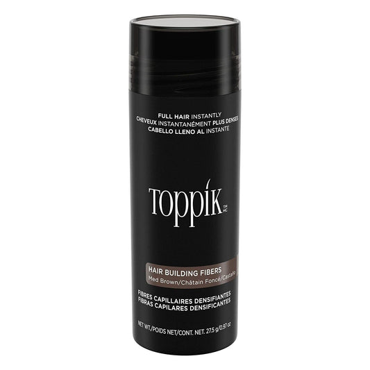 TOPPIK MEDIUM BROWN BUILD FIBRE 27.5G - Cutprice Online
