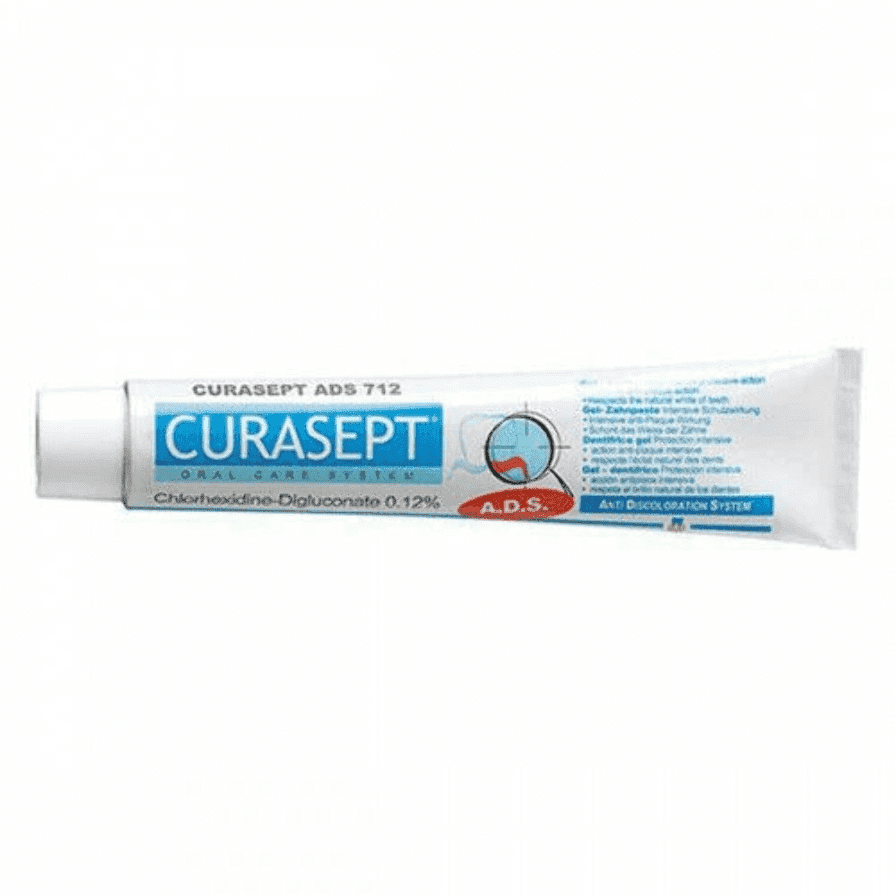 Curasept ADS 712 Chlorhexidine 0.12% Gel Toothpaste   75ml - Cutprice Online