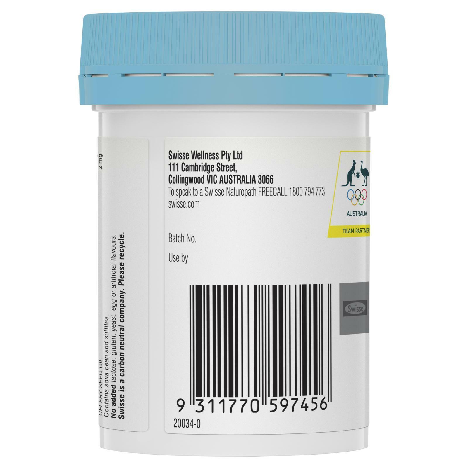 Swisse Celery 5000mg 50 Capsules - Cutprice Online