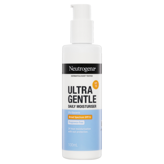 Neutrogena Ultra Gentle Daily Moisturiser SPF15 100mL - Cutprice Online