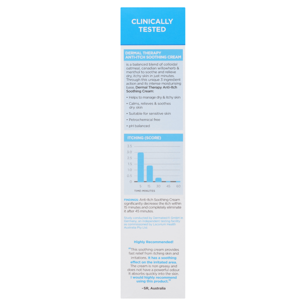 Dermal Therapy Anti Itch Soothing Cream 85g - Cutprice Online