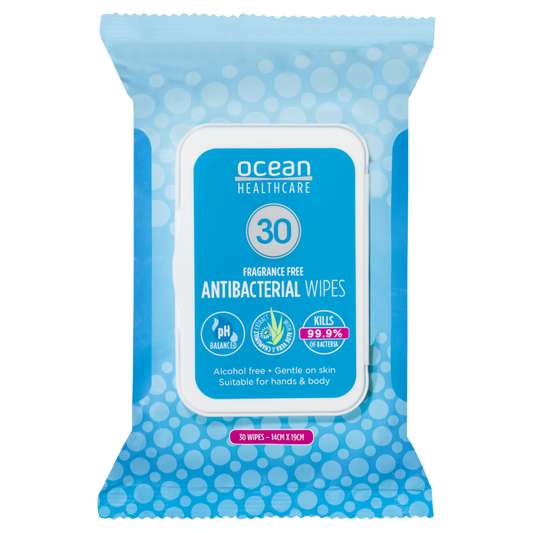 Ocean Healthcare Antibacterial Wipes 30 - Cutprice Online