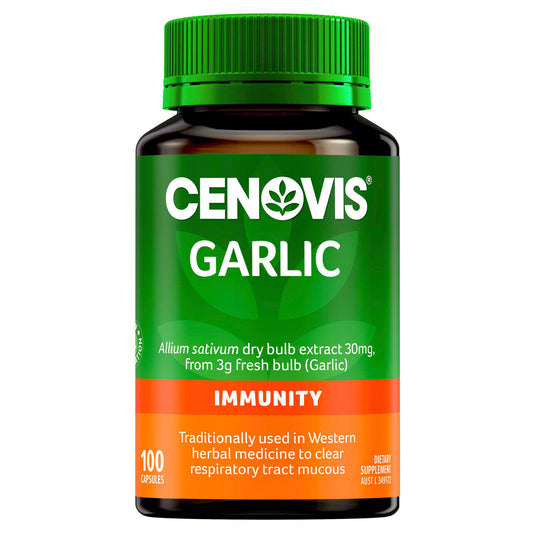 Cenovis Garlic - Immune Support - 100 Capsules - Cutprice Online