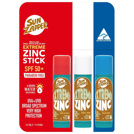 Sun Zapper Spf50 Mixed Sunscreen Pack Assorted 12g X3 Pack - Cutprice Online