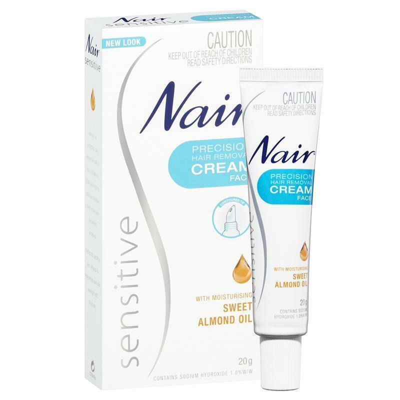Nair Precision Facial Hair Remover Cream Sensitive 20g - Cutprice Online