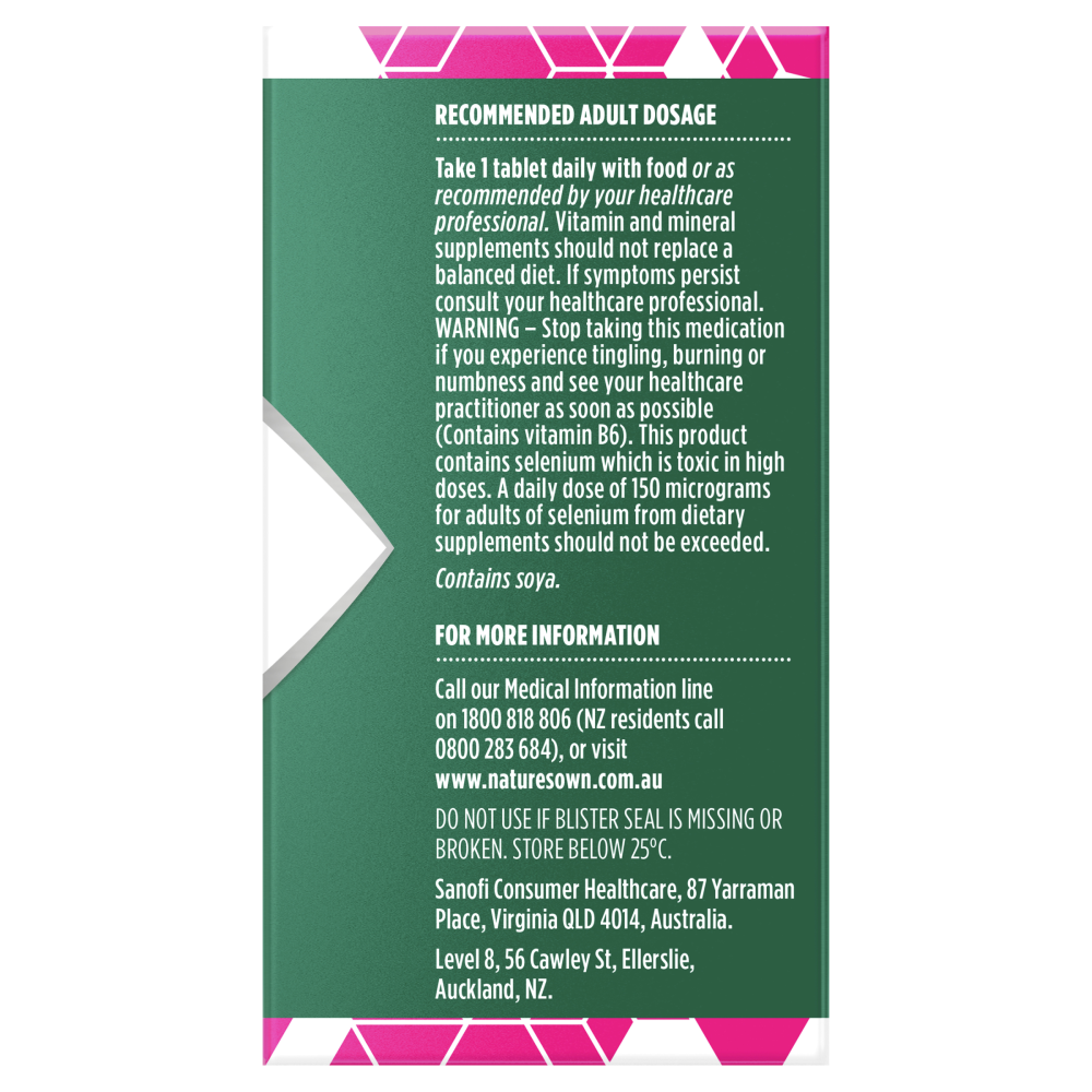 Nature's Own Bodyfuel Womens Multivitamin 60 Tablets - Cutprice Online