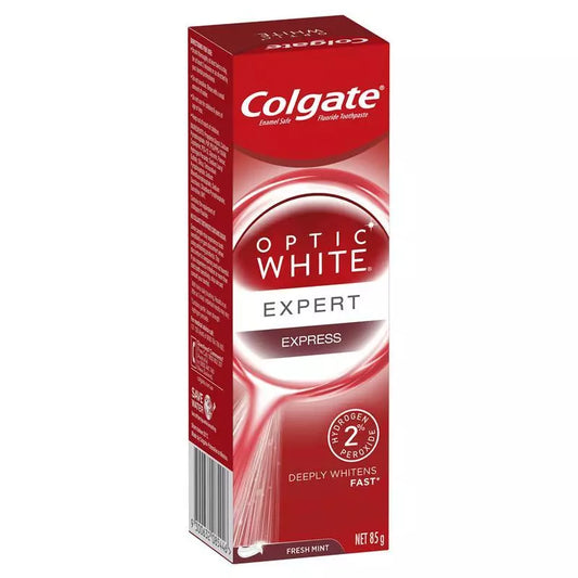 Colgate Optic White Express White Fresh Mint Whitening Toothpaste with hydrogen peroxide 85g - Cutprice Online
