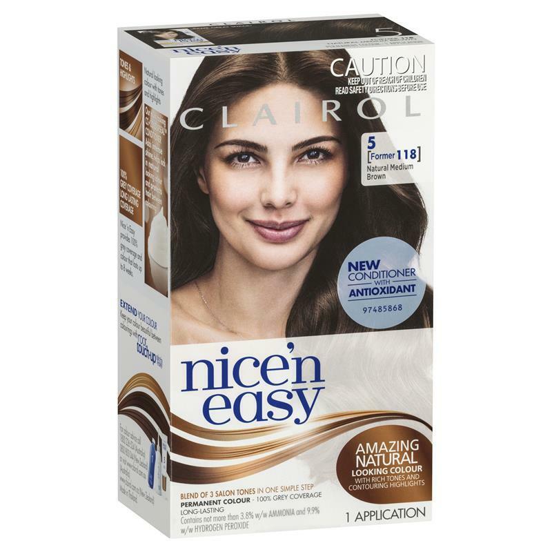 Clairol Nice & Easy 5 Natural Medium Brown Hair Colour - Cutprice Online