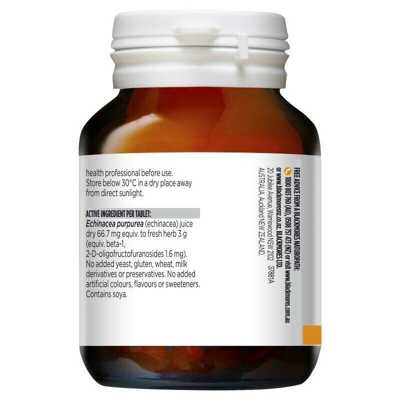 Blackmores Echinacea Forte 3000mg 40 Tablets - Cutprice Online