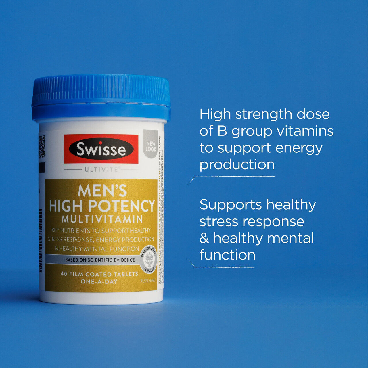 Swisse Men's Ultivite Power Multivitamin 40 Tablets - Cutprice Online