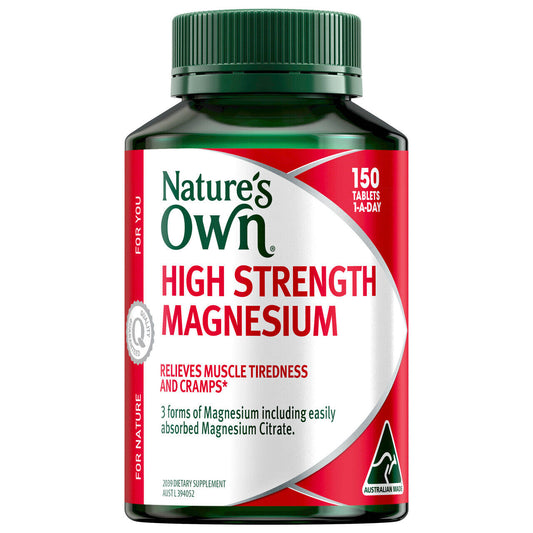 Nature's Own High Strength Magnesium 150 Tablets - Cutprice Online