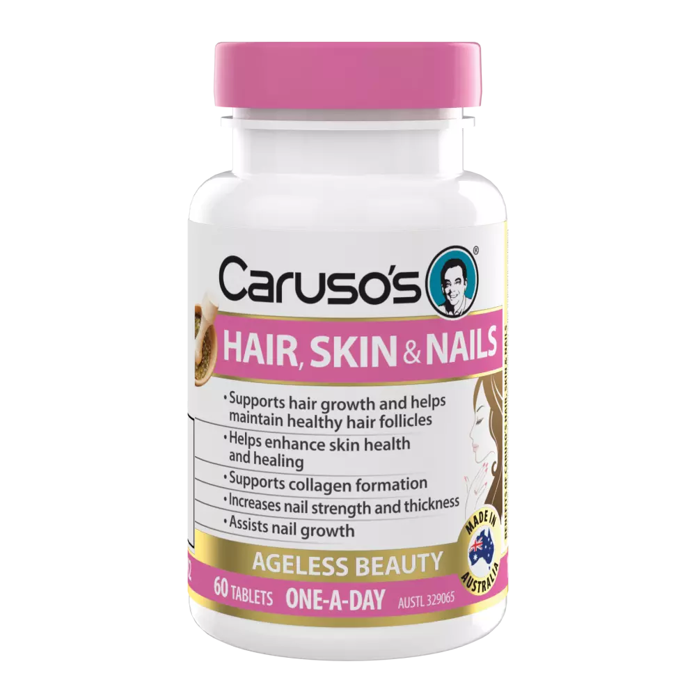 Caruso's Natural Health Hair Skin Nails 60 Tablets - Cutprice Online