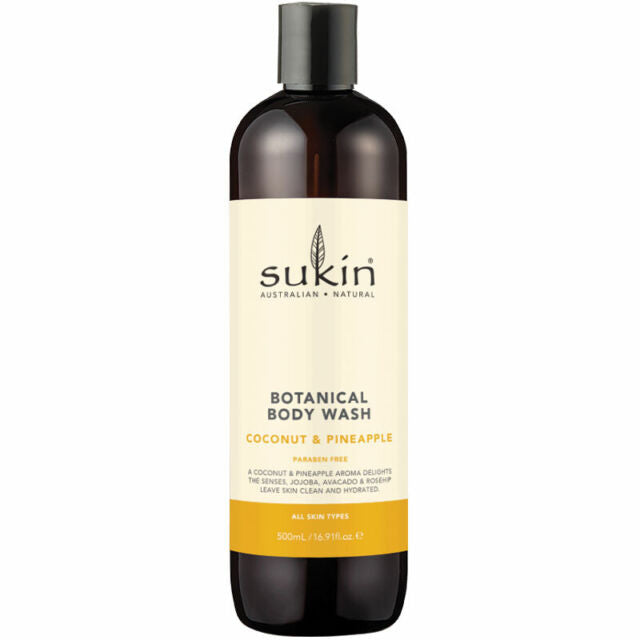 Sukin Botanical Wash Pineapple & Coconut 500ml - Cutprice Online