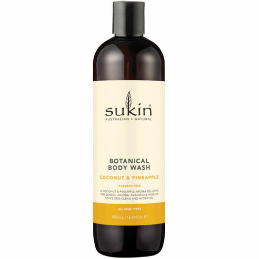 Sukin Botanical Wash Pineapple & Coconut 500ml - Cutprice Online