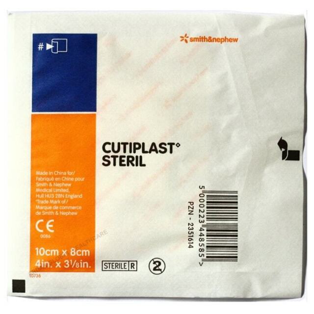 CUTIPLAST STERIL 10CMX8CM 1 pack - Cutprice Online